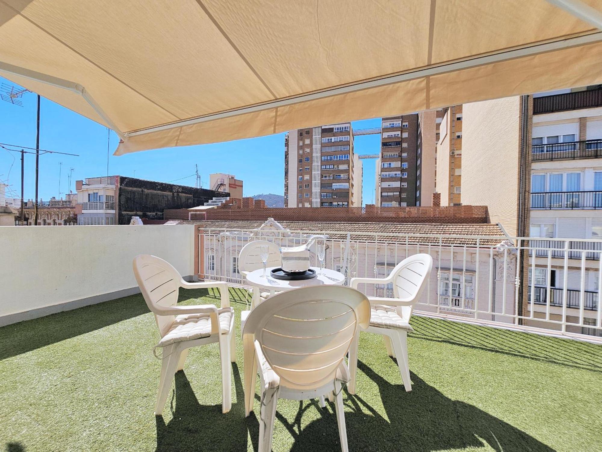 Atico A Cartagena Centro Historico Parking Apartment Екстериор снимка